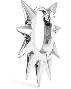 Maria Tash Metal Mohawk Hoop Earring - White