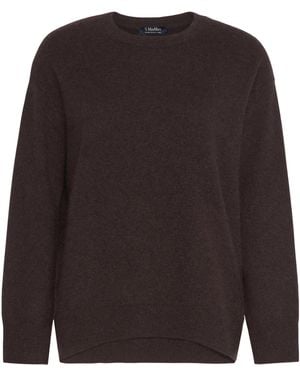 Max Mara Cashmere Round-Neck Sweater - Brown