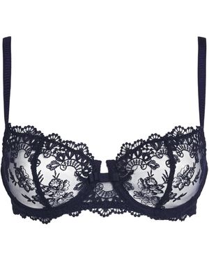 Simone Perele Passion Half-Cup Bra - Blue
