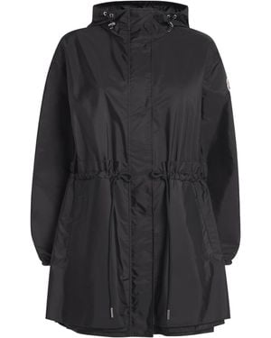 Moncler Hooded Weteau Jacket - Black