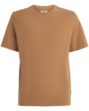 Wax London Organic Cotton Dean T-Shirt - Brown