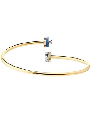 Boucheron Mixed And Diamond Quatre Edition Bangle - White