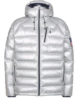 Polo Ralph Lauren Silver Collection Glacier Heated Down Jacket - Metallic