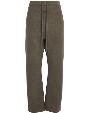 Fear Of God Wool-Cashmere Flared Joggers - Grey