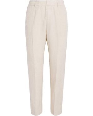 NN07 Linen Billie Trousers - Natural