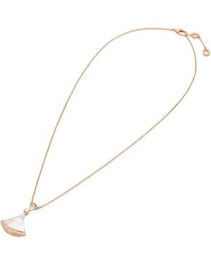 BVLGARI Mother-Of-Pearl And Diamond Divas' Dream Necklace - White