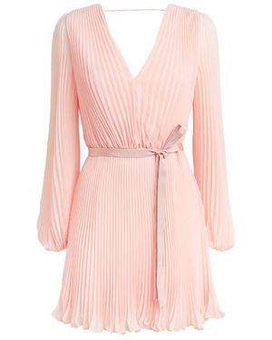 Max Mara Long-Sleeve Mini Dress - Pink