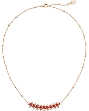 Cartier And Agate Clash De Pendant Necklace - Metallic