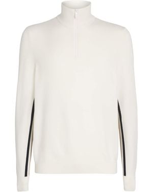Fusalp Half-Zip Natom Jumper - White