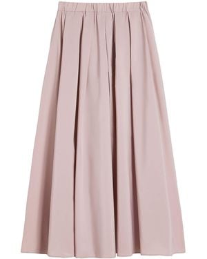 Weekend by Maxmara Taffeta Maxi Skirt - Pink