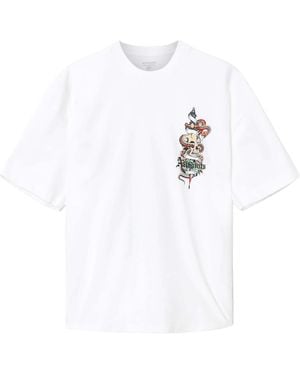 AllSaints Organic Cotton Blade T-Shirt - White