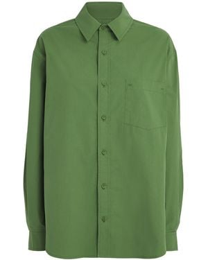 Matteau Organic Cotton Oversized Shirt - Green