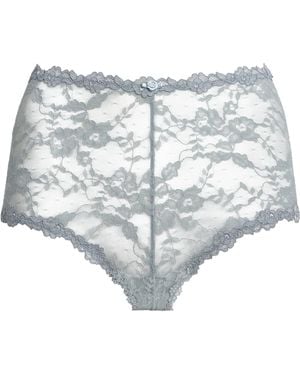 Skims Stretch-Lace Boyshorts - White