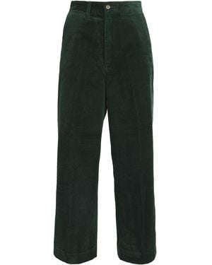 Polo Ralph Lauren Corduroy Cropped College Pants - Green