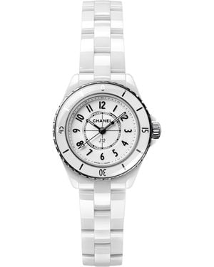 CHANEL Ceramic And Steel J12 Calibre 12.2 Watch - White