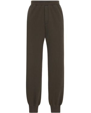The Row Navo Cotton-Cashmere Joggers - Grey