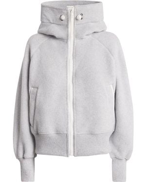 Canada Goose Wool-Blend Fleece Chilliwack Bomber Jacket - Grey