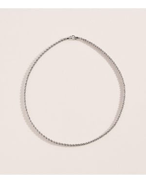 Tom Wood Sterling Rope Chain Necklace - Natural