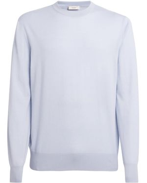 Agnona Cashmere Rasato Sweater - Blue