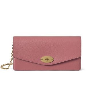 Mulberry Small Darley Clutch Bag - Pink