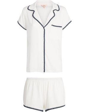 Eberjey Frida Short Pyjama Set - White