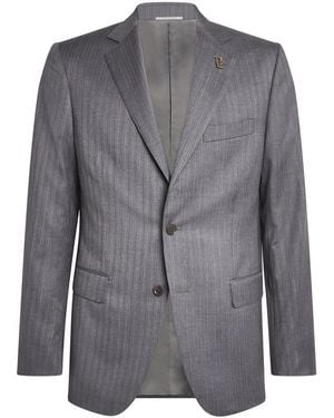 Pal Zileri Wool-Blend Blazer - Grey