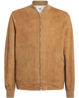 Valstar Suede Evans Bomber Jacket - Brown