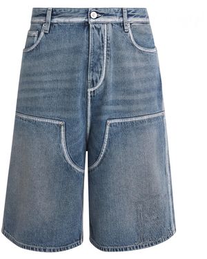 Amiri Ma Carpenter Denim Shorts - Blue