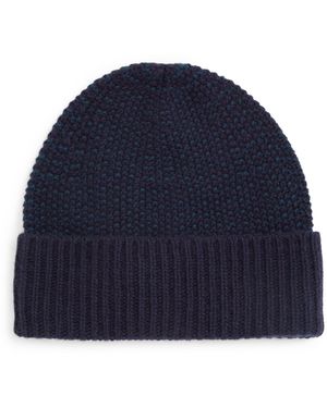 Johnstons of Elgin Donegal Cashmere Beanie - Blue