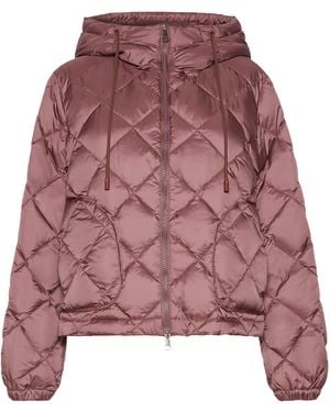 Weekend by Maxmara Quilted Puffer Jacket - Red
