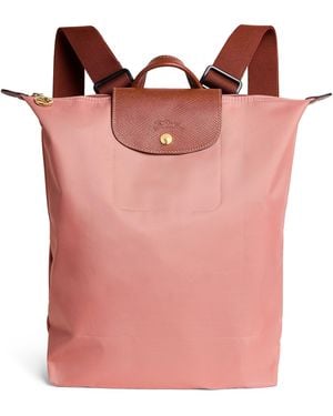 Longchamp Medium Le Pliage Original Backpack - Pink