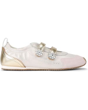 Kurt Geiger Leather Islington Mary Jane Sneakers - White