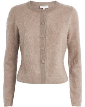Toccin Cashmere Mariah Cardigan - Brown