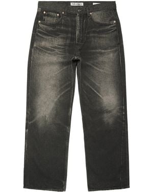 Our Legacy Trompe-L'Oeil Third Cut Straight Jeans - Grey