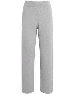FALKE Cashmere Straight Pants - Grey