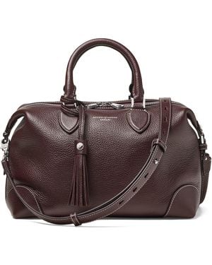 Aspinal of London Leather Midi The Hudson Bowling Bag - Brown