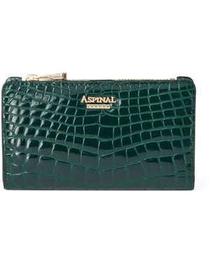 Aspinal of London Small Mayfair Purse - Green