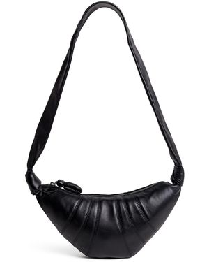 Lemaire Small Nappa Leather Croissant Cross-Body Bag - Black