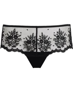 Simone Perele Lace Intrigue Briefs - Black