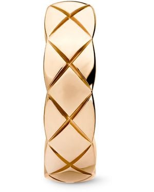 CHANEL Mini Coco Crush Single Hoop Earring - Metallic