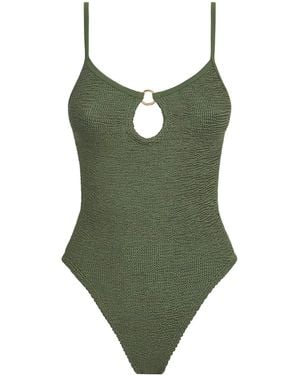 Hunza G Cut-Out Toni Swimsuit - Green