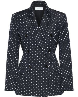 Max Mara Polka Dot Blazer - Blue