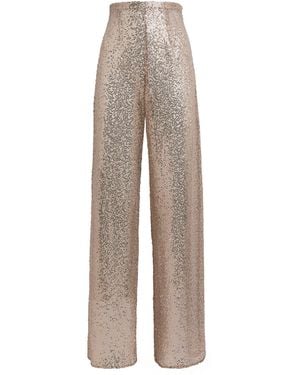 Taller Marmo Sequin Marlene Disco Pants - Natural