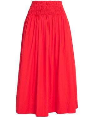 The Great Cotton Viola Maxi Skirt - Red
