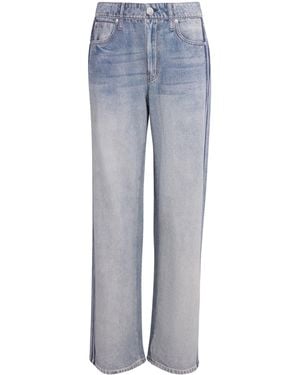 Rag & Bone Miramar Wide-Leg Trackpants - Blue