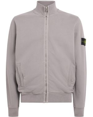 Stone Island Organic Cotton Track Jacket - Gray