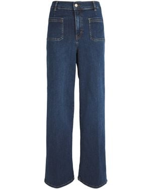 FRAME Le Slim Palazzo Wide-Leg Jeans - Blue