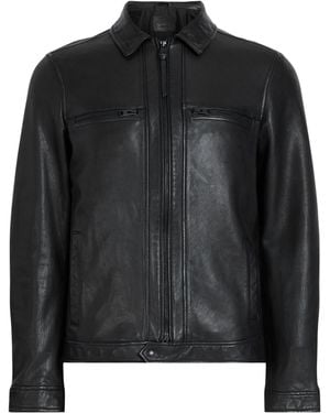 AllSaints Leather Luck Jacket - Black
