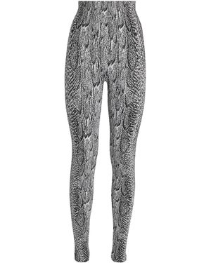 Wolford Python-Print Leggings - Gray