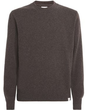 Norse Projects Merino Wool Sweater - Brown